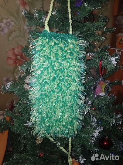 Мочалка ручной работы