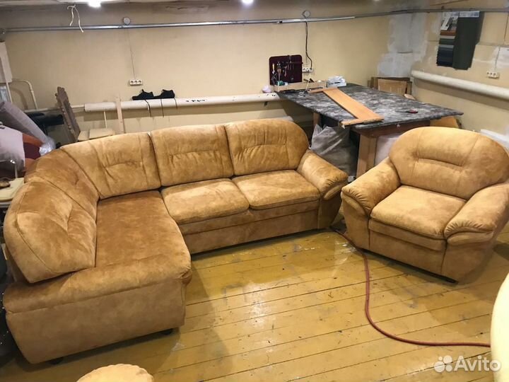 Перетяжка и ремонт мягкой мебели