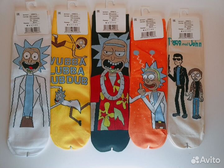 Носки Рик и Морти