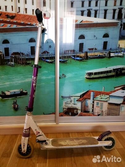 Самокат Oxelo med 5 с амортизатором