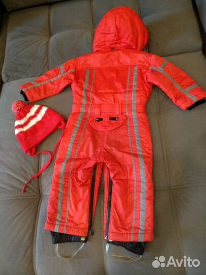 Комбинезон демисезонный 86+6 и шапка
