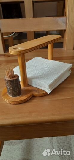 Салфетница, деревянная
