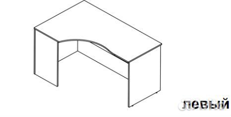 Стол письменный угловой 1600х900х760