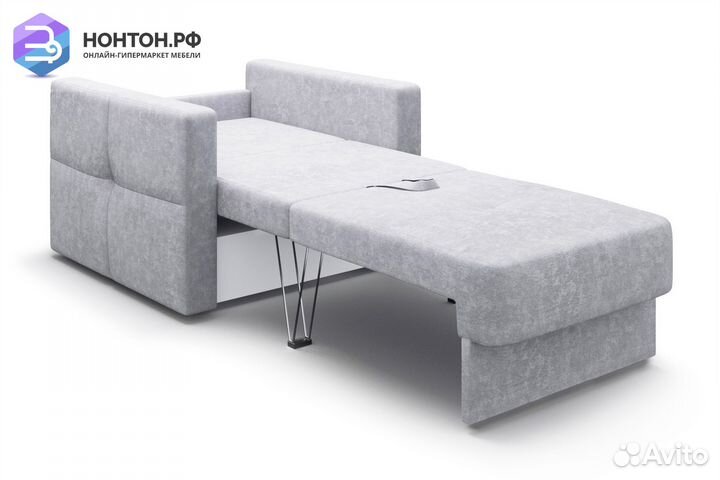 Кресло еврокнижка Вита серое