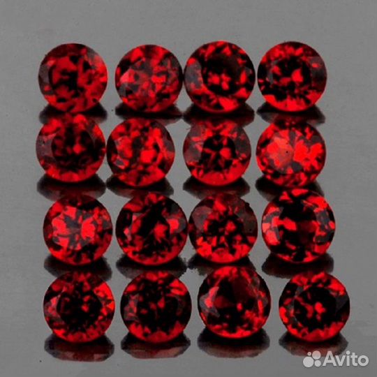 Гранат натуральный 2,17Ct 2,0мм 50шт Круг