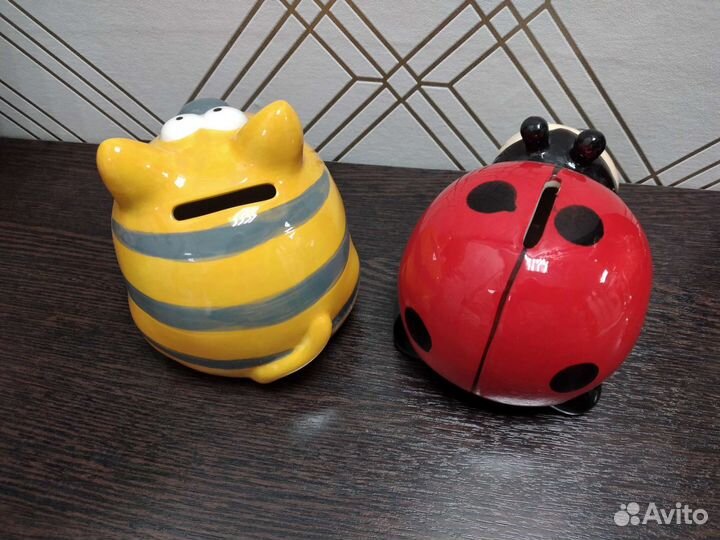 Копилка Котик, Божья коровка