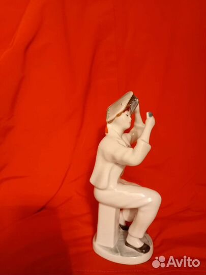 Фарфоровые статуэтки СССР Сварщица