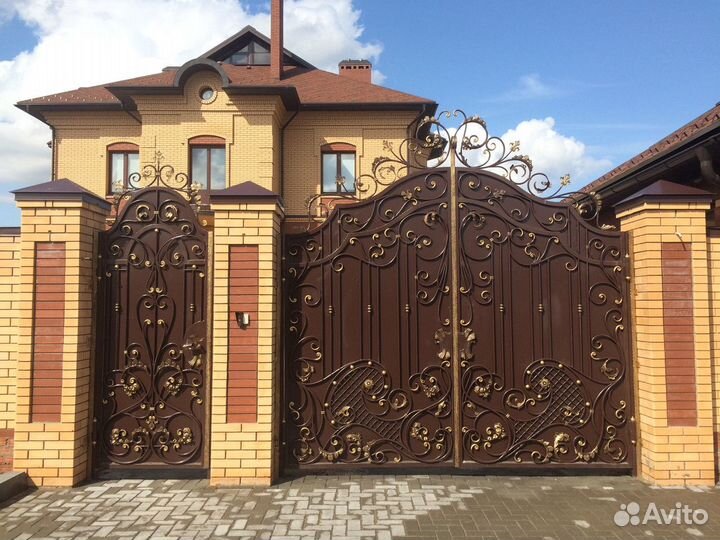 Кованые ворота