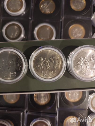 Коллекционные монеты. Талисманы Олимпиады