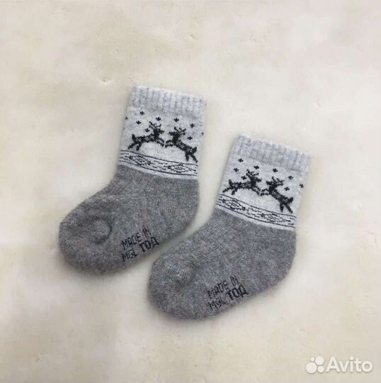 Носки детские из верблюжьей шерсти