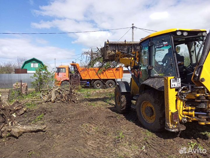Расчистка участка, планировка участка