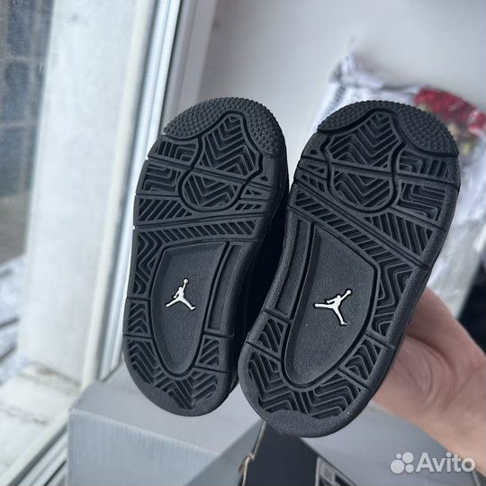 Детские Nike Air Jordan 4 Retro Black Cat kids
