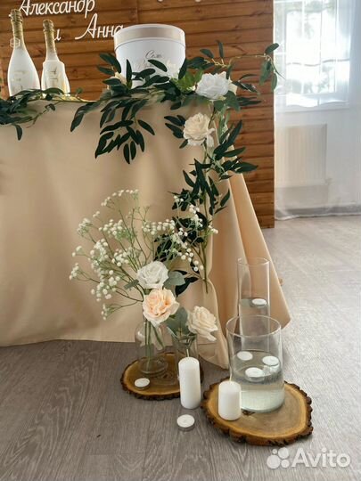 Свадебное оформление, так же дня рождения, юбилея