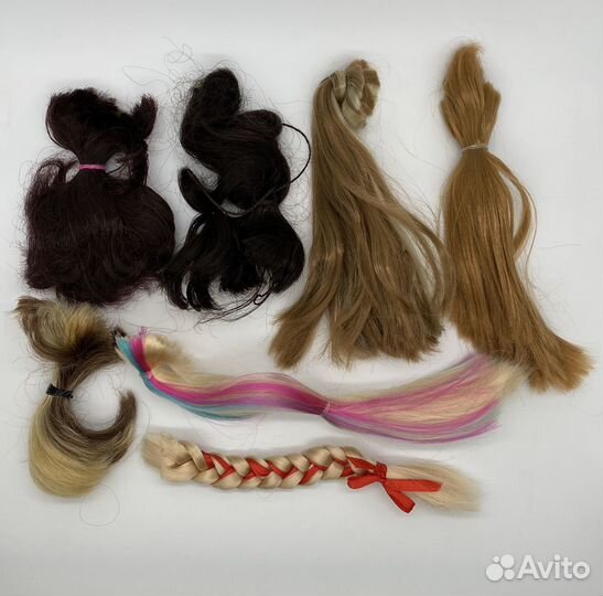 Обрезки кукольных волос