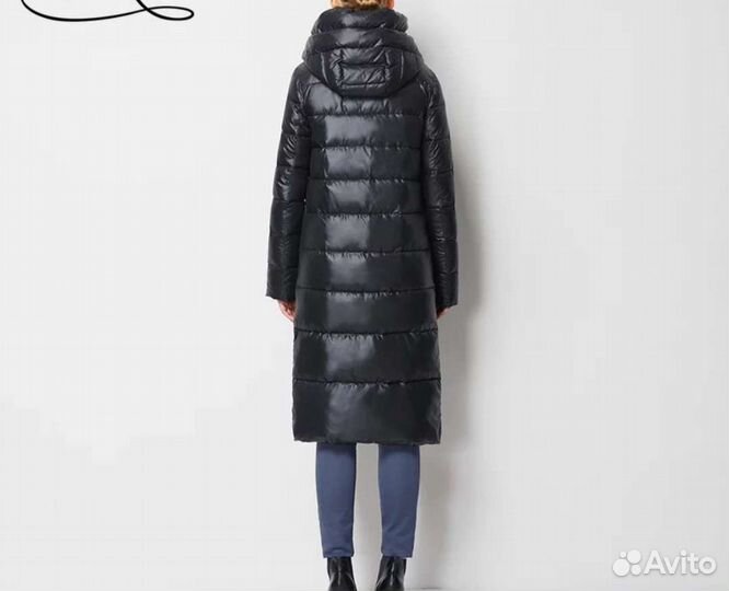 Пуховик женский длинный 46