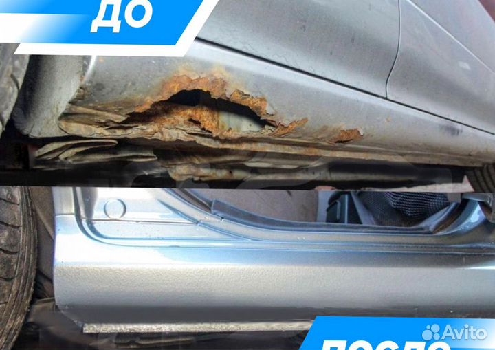 Пороги и арки на все авто Hyundai Getz