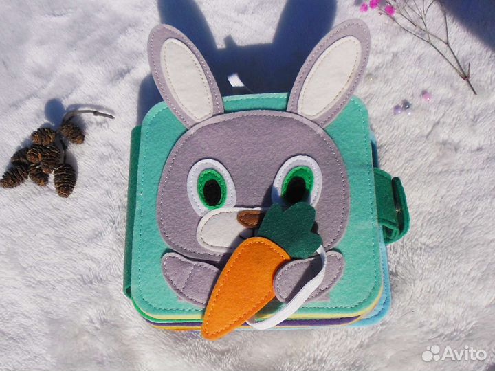 Фетровая книжка. Развивающая детская книжка