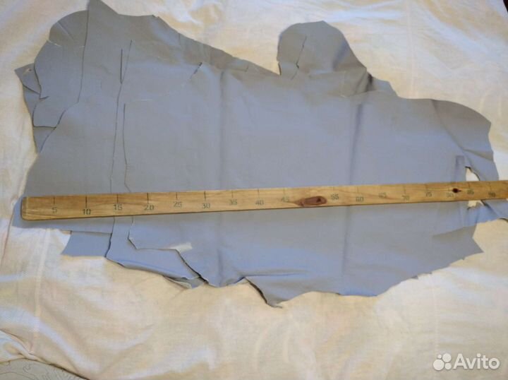 Натуральная цветная кожа пакетом вес 12,8 кг