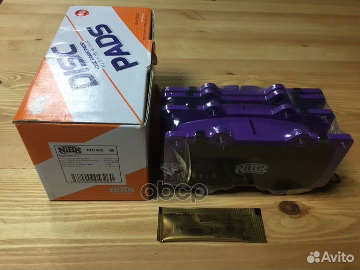 Колодки тормозные дисковые перед PN1482 NiBK