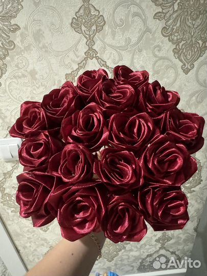 Букет из атласных лент под заказ