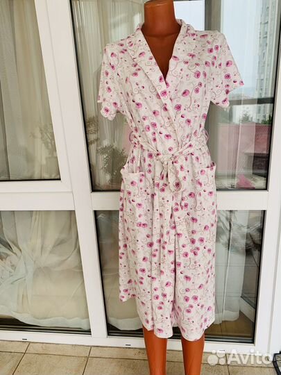 Халат домашний Avocado р S котон