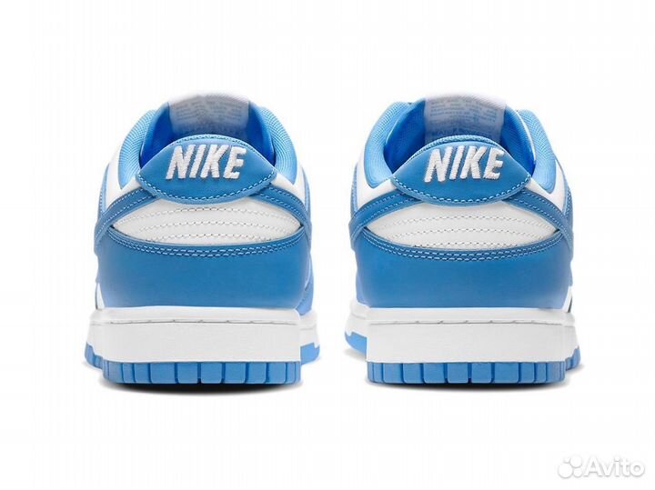 Кроссовки nike dunk low blue оригинал