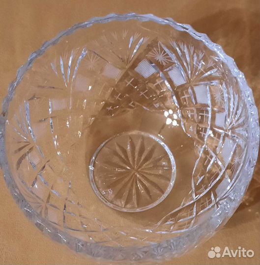 Ваза для фруктов хрусталь СССР