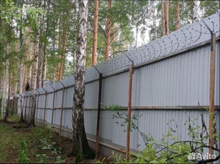 Монтаж колючая проволока егоза, акл