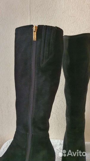Сапоги женские натуральная замша