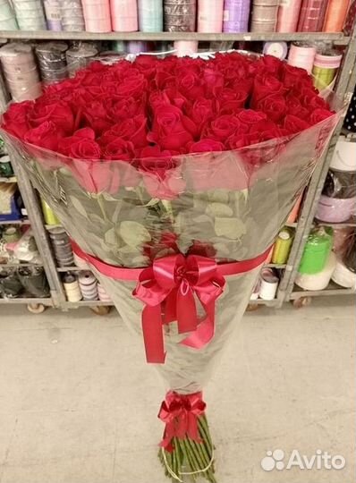 Высокие розы 150 160 170 180 190см доставка Москва