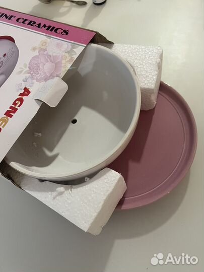 Блюдо для блинов с крышкой 23*10 см