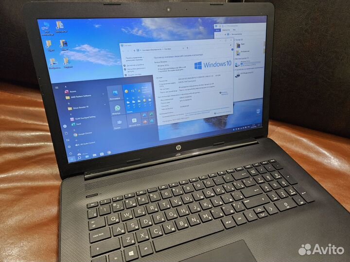 Ноутбук HP-17 SSD 512 Gb, 8 Gb Ram, Windows 10 Pro