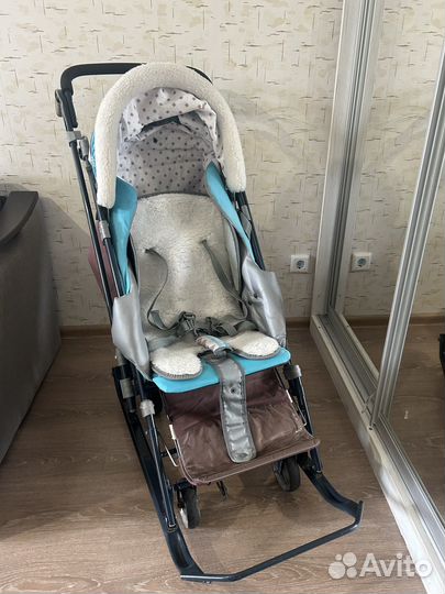 Санки- коляска ника