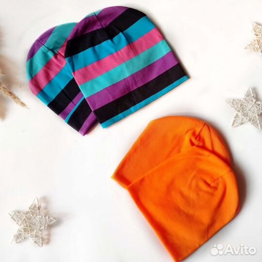 Трикотажная шапка детская