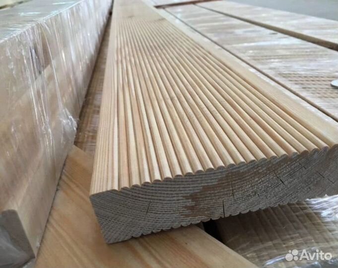 Террасная доска все размеры, натуральная лиственни