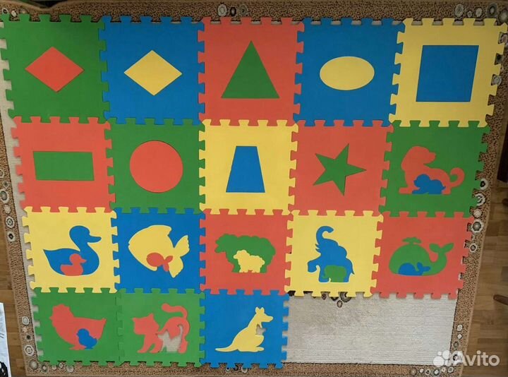 Мягкий пол (коврик-пазл)