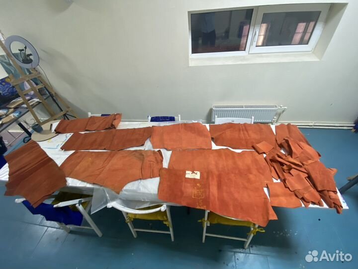 Кожа натуральная свиная большие куски