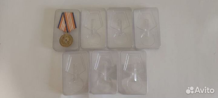 Коробочка прозрачная пластиковая для медалей