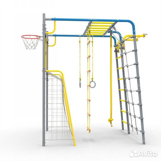 Уличный детский комплекс из металла для дачи