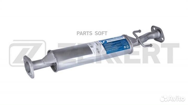 Глушитель дополнительный Daewoo Matiz (M100 M150) 98- zekkert GA2004A