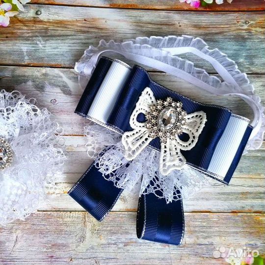 Школьный галстук ручной работы