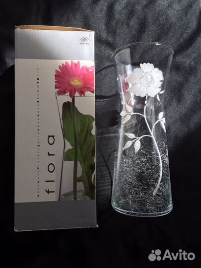 Ваза (Турция) из стекла с росписью