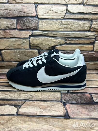 Nike cortez classic синие мужские нейлон