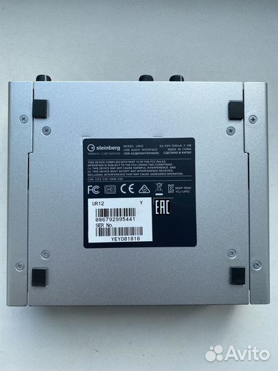 Внешняя звуковая карта Steinberg UR12