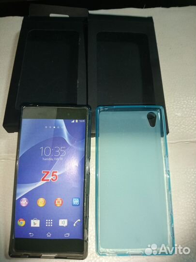 Чехлы селиконовые для Sony Xperia Z5