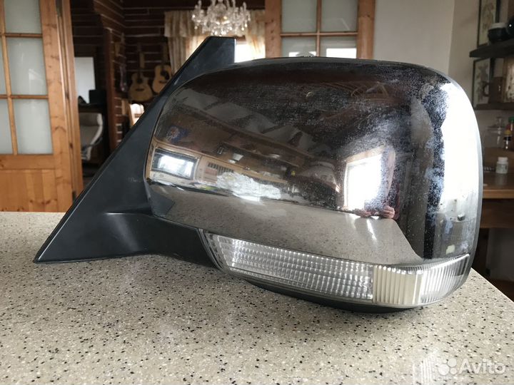 Зеркало боковое левое, на Мицубиси Паджеро 4