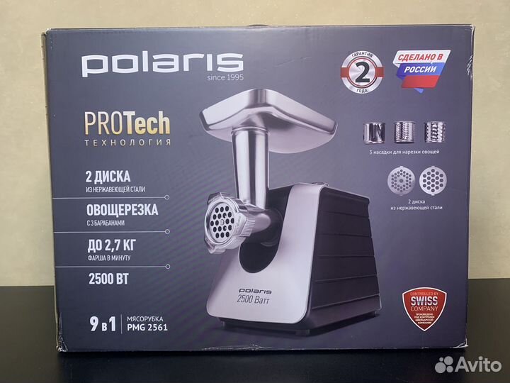 Мясорубка Электрическая Polaris PMG 2561