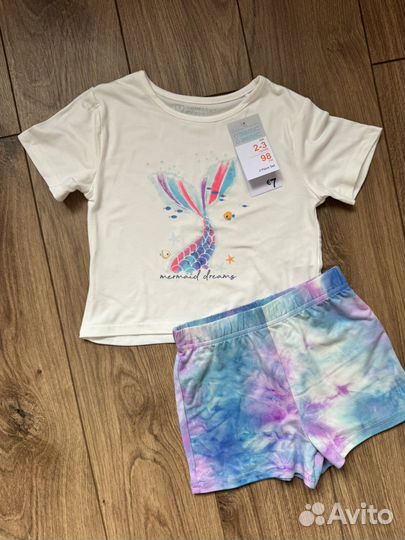 2. Primark пижама Русалочка 2/3г (98)