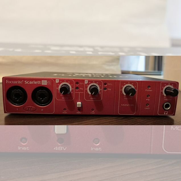 Внешняя звуковая карта focusrite scarlett 8i6 1st