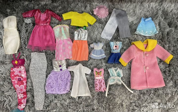 Одежда для кукол барби пакетом